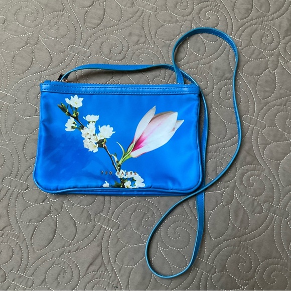 Ted Baker London Bags Ted Baker Floral Nylon Crossbody Bag Poshmark